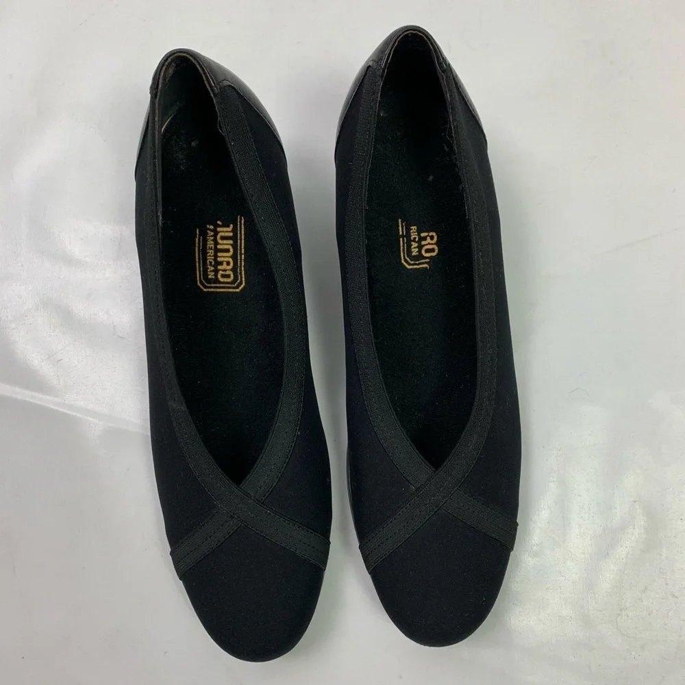 Munro Womens Black Heels Slip on Size 8.5 M - Picture 2 of 8